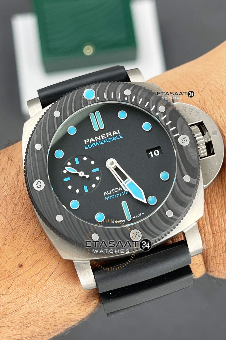 Panerai Submersible Luminor Bmg Tech Karbon Swiss Eta Saat